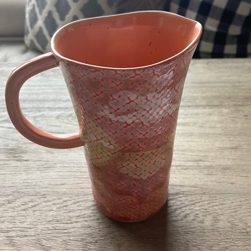 New Anthropologie Cora patterned pitcher